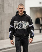 Statement Street - Rilin | Weit Geschnittener Bedruckter Hoodie Unisex
