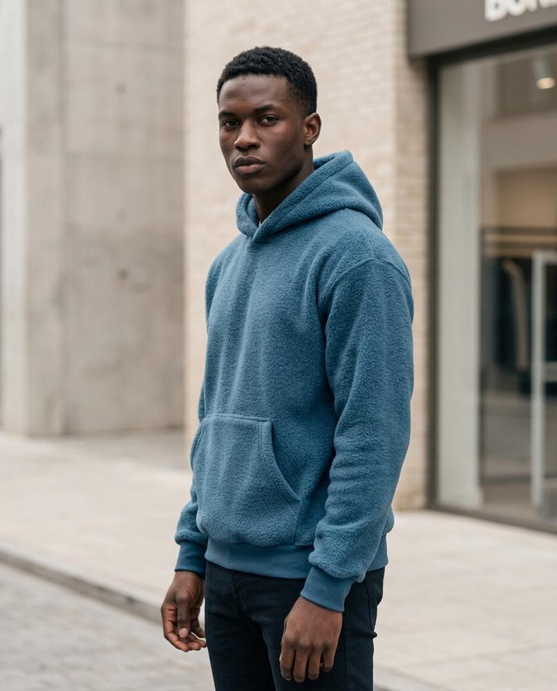 Statement Street - Vemin | Flauschiger Locker Geschnittener Hoodie Herren