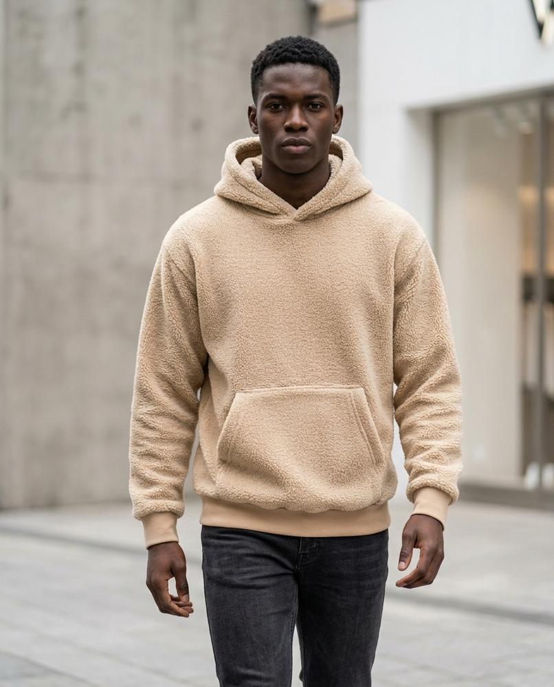 Statement Street - Vemin | Flauschiger Locker Geschnittener Hoodie Herren