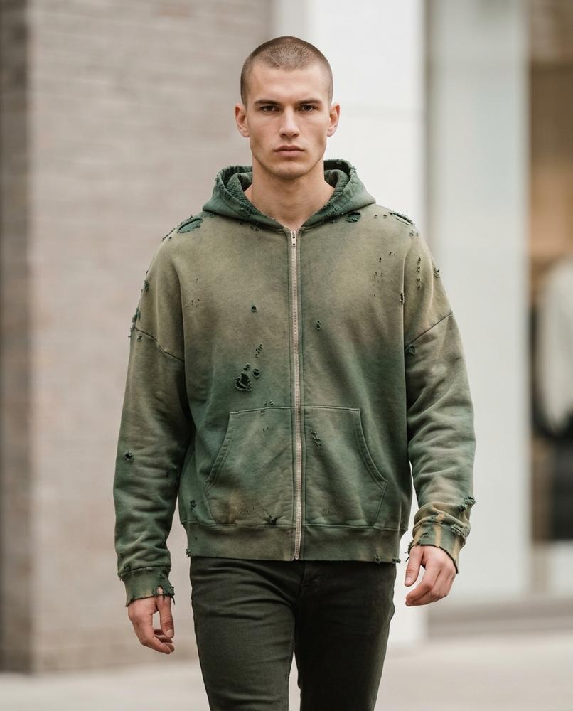 Statement Street - Caram | Used-Look Oversized Hoodie Unisex