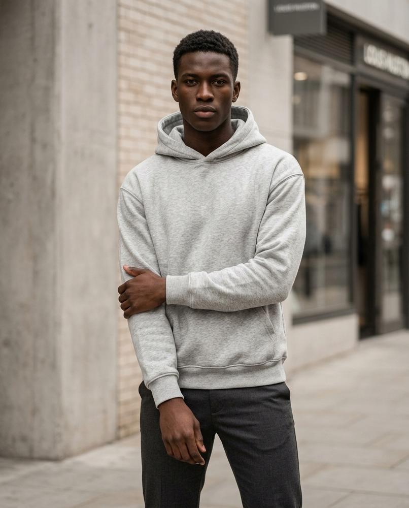 Statement Street - Neser | Einfarbig Langärmelig Hoodie Unisex