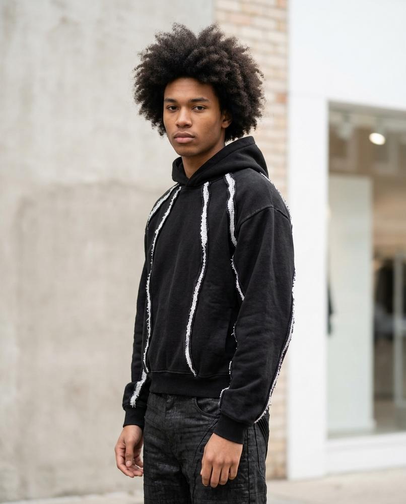 Statement Street - Sevin | Außenliegend Weitgeschnitten Hoodie Unisex