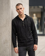 Statement Street - Kalor | Strukturierter Geknöpfter Hoodie Herren