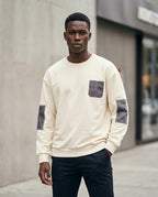 Statement Street - Datir | Appliziertes Baumwoll Sweatshirt Herren