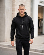 Statement Street - Allan | Bedruckter Langärmliger Hoodie Herren