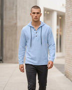 Statement Street - Kalor | Strukturierter Geknöpfter Hoodie Herren