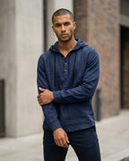 Statement Street - Kalor | Strukturierter Geknöpfter Hoodie Herren