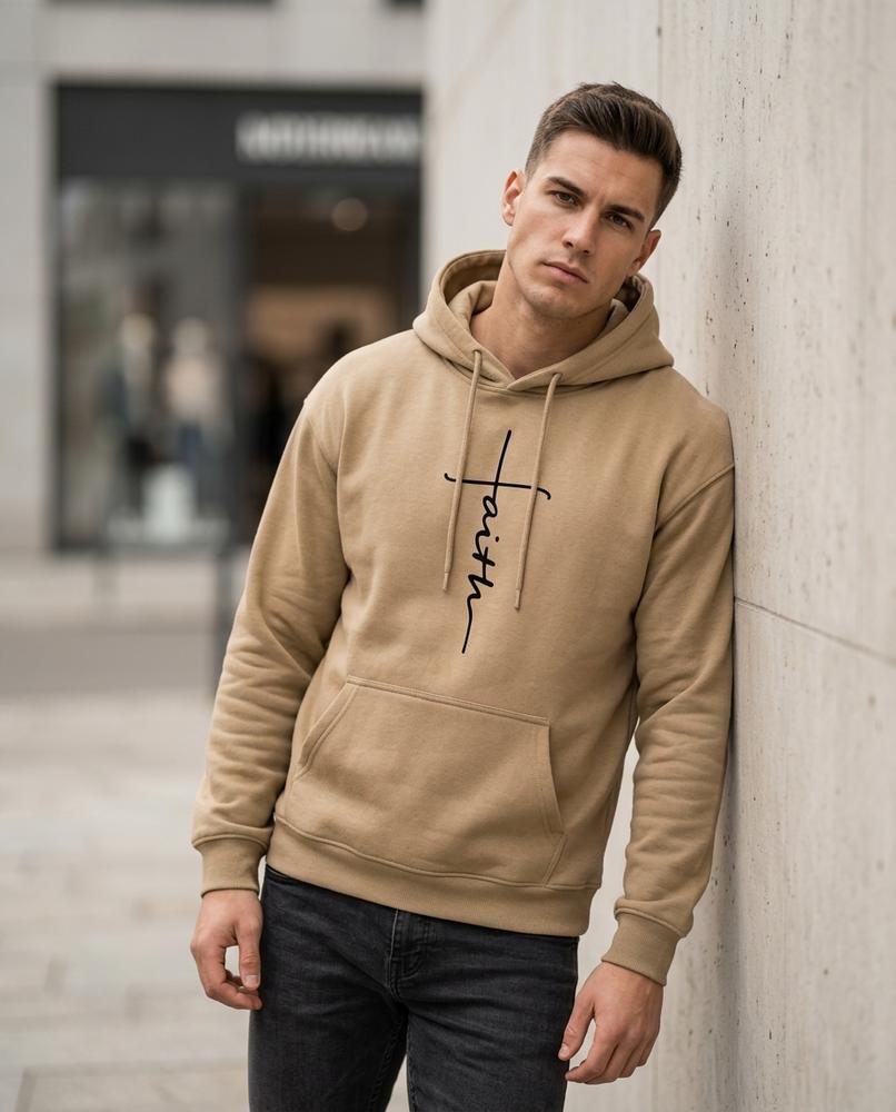 Statement Street - Allan | Bedruckter Langärmliger Hoodie Herren