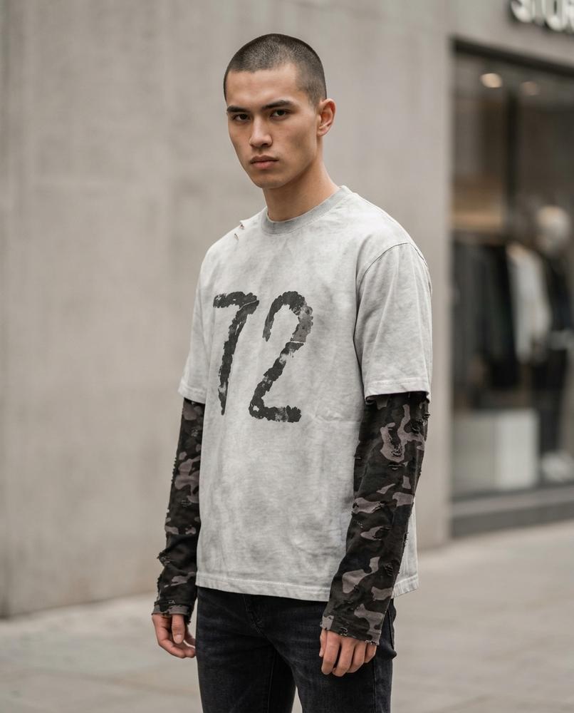 Statement Street - Yoser | Kurzärmliges Bedrucktes Shirt Unisex