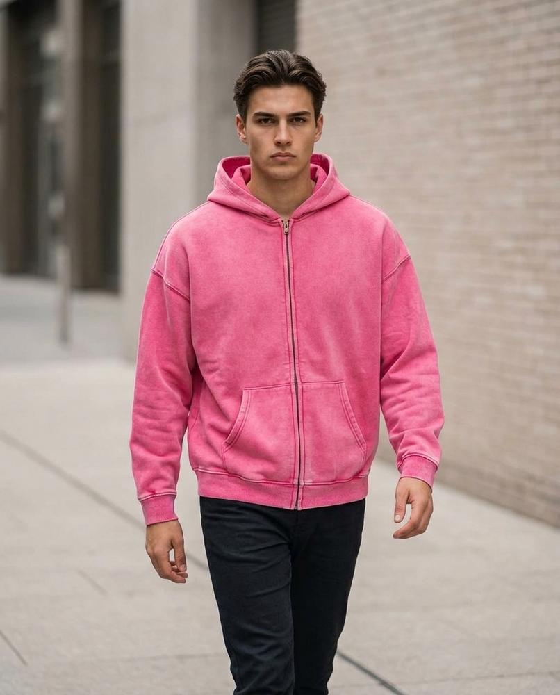 Statement Street - Yiben | Gewaschener Lockerer Hoodie Herren