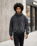Statement Street - Lonav | Gewaschene Geknöpfte Kapuzenjacke Herren