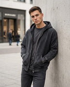 Statement Street - Yiben | Gewaschener Lockerer Hoodie Herren