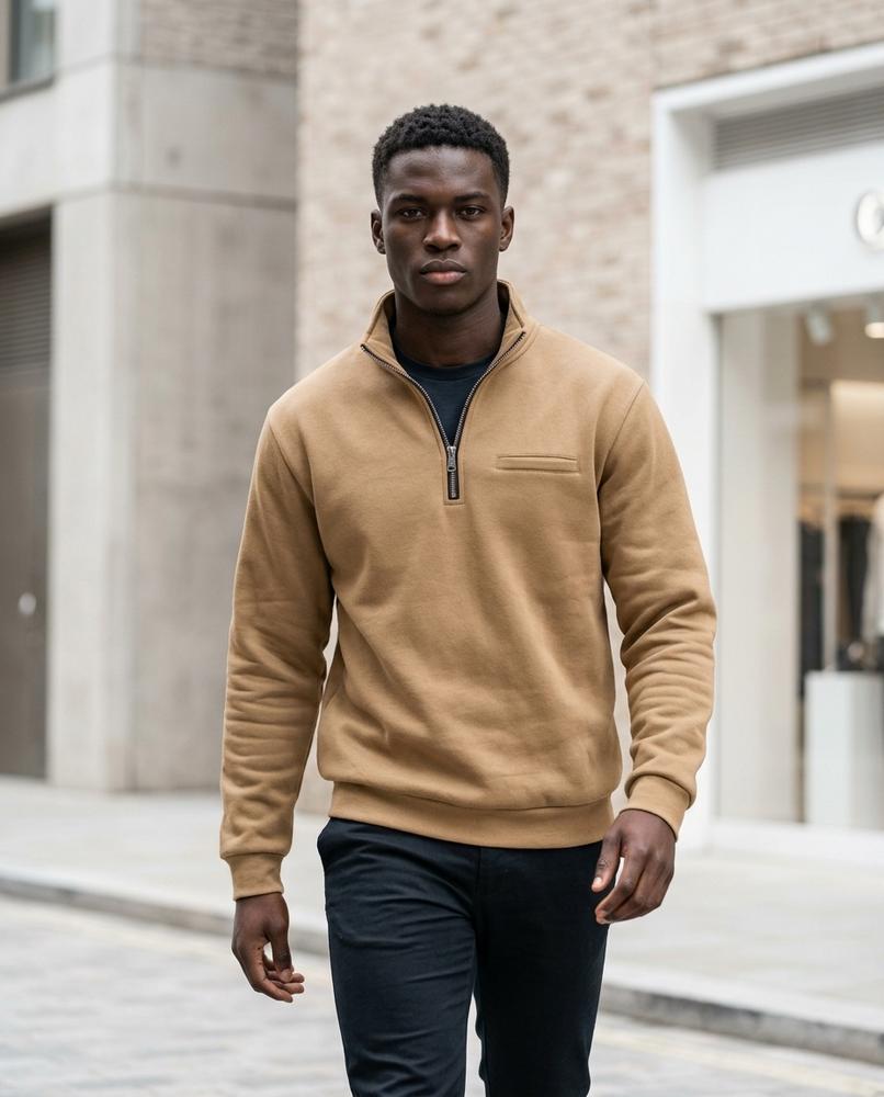 Statement Street - Lyser | Langärmliger Stehkragen Pullover Herren
