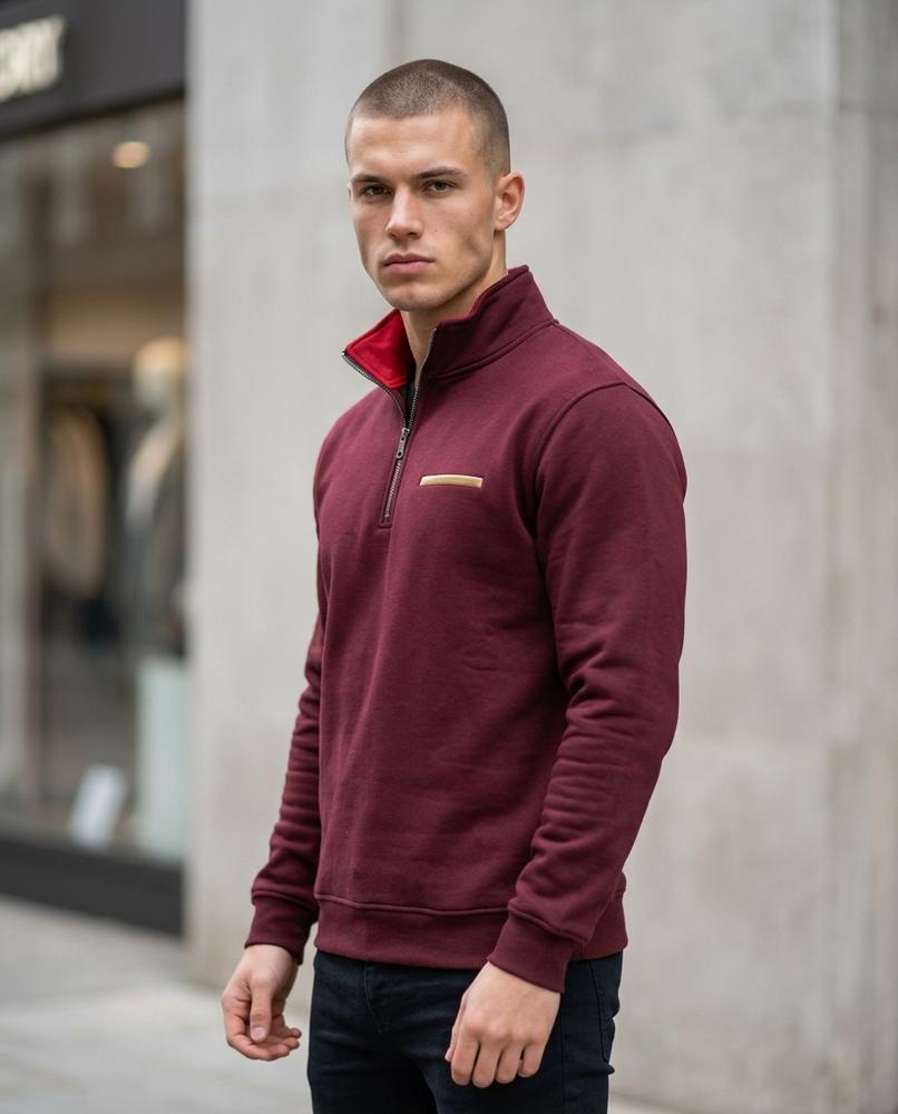 Statement Street - Lyser | Langärmliger Stehkragen Pullover Herren