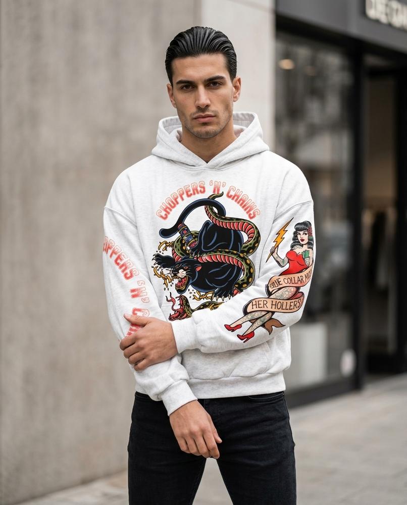 Statement Street - Nomor | Grafischer Oversized Hoodie Unisex