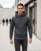 Statement Street - Rimar | Asymmetrischer Taillierter Hoodie Herren