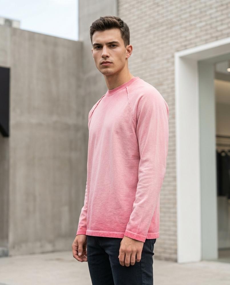 Statement Street - Naniv | Langärmliges Gewaschenes Shirt Herren