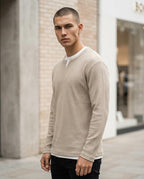 Statement Street - Elnor | Strukturiert Langärmlig Shirt Herren