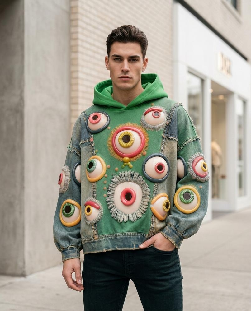 Statement Street - Vemel | Applizierter Kombinierter Hoodie Unisex