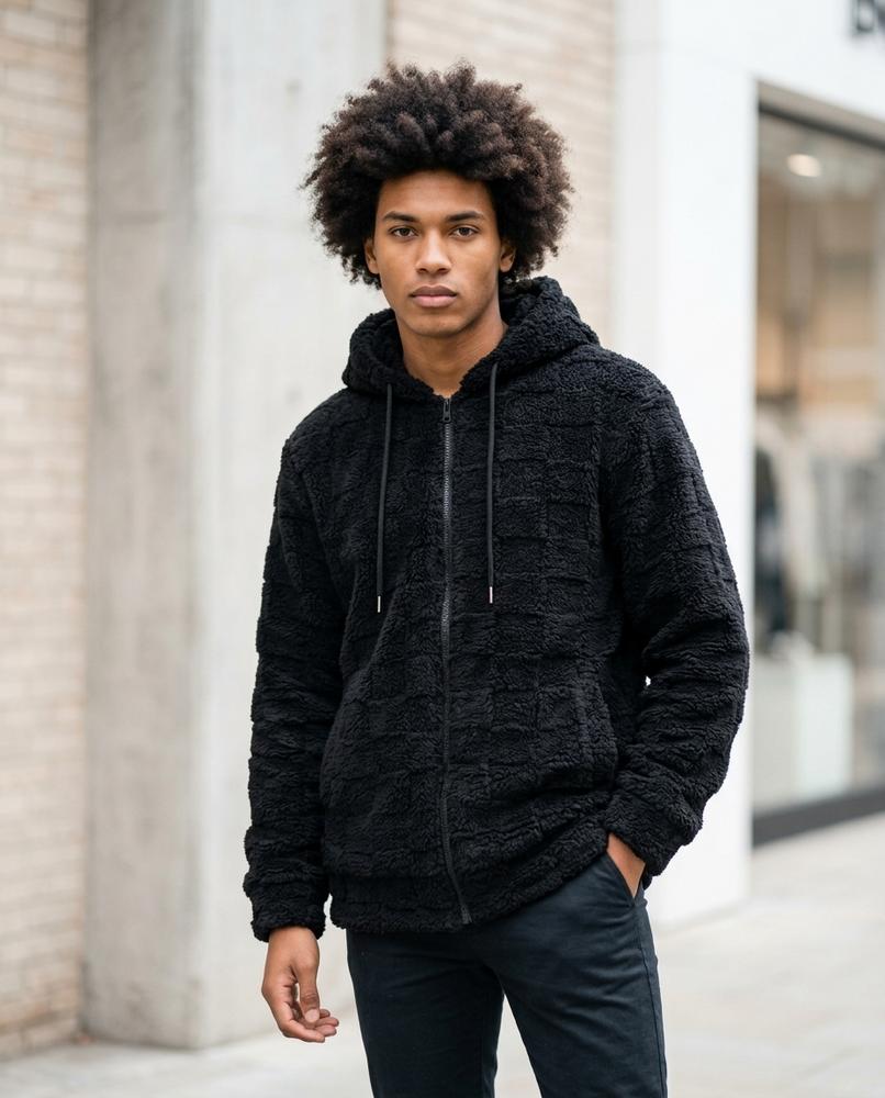 Statement Street - Lamar | Strukturierte Gefütterte Jacke Herren