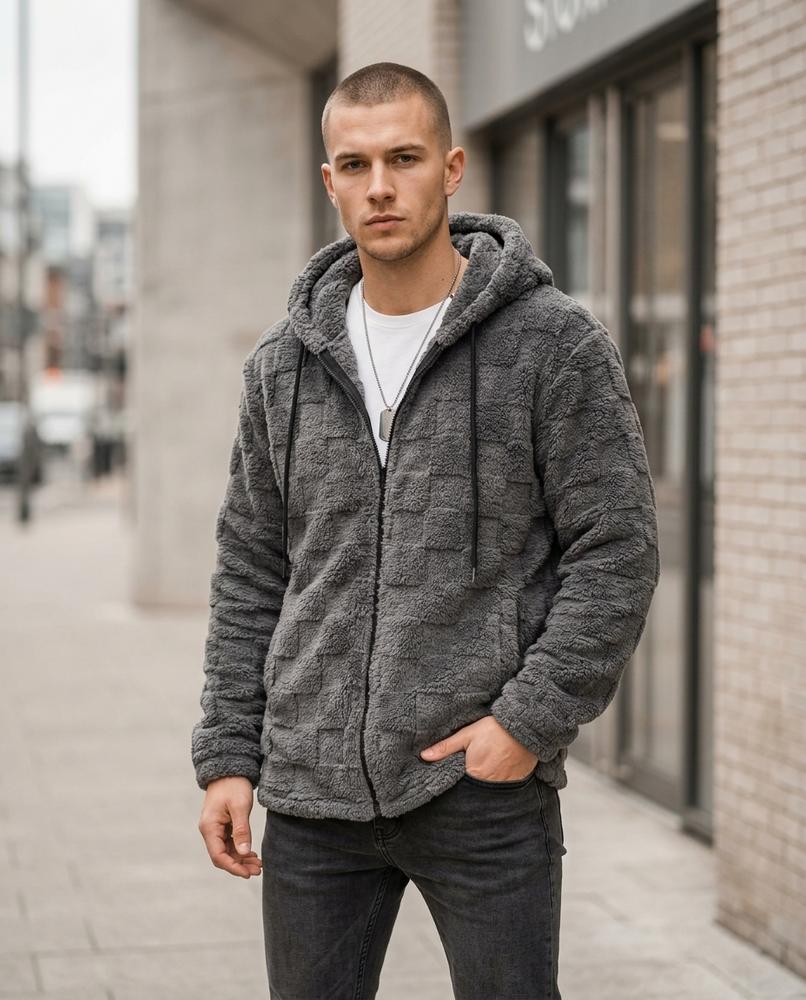 Statement Street - Lamar | Strukturierte Gefütterte Jacke Herren