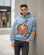 Statement Street - Sesin | Applizierter Gewaschener Hoodie Unisex