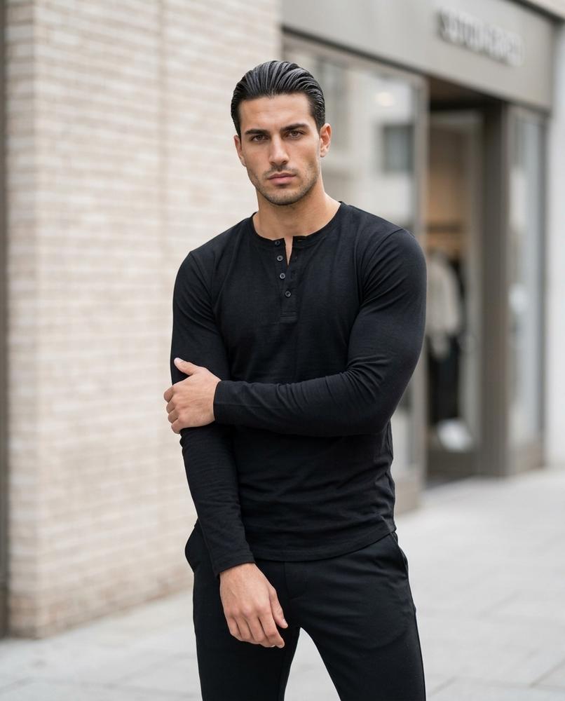 Statement Street - Lonor | Langärmliges Geknöpftes Shirt Herren