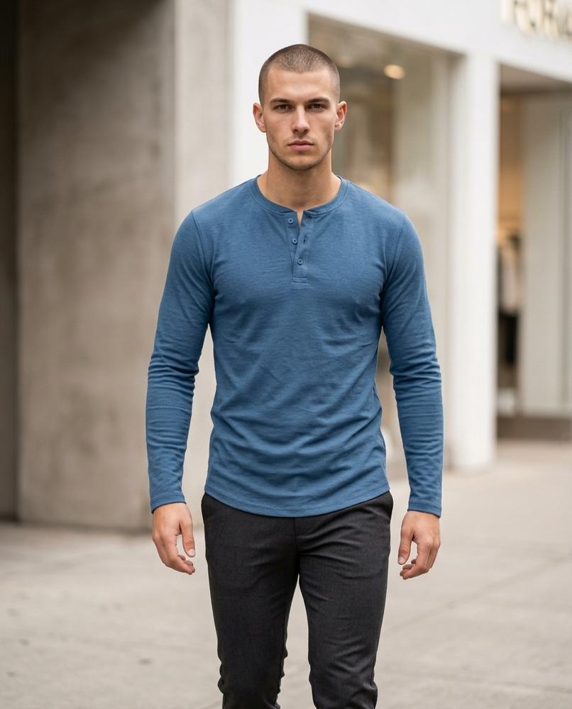Statement Street - Lonor | Langärmliges Geknöpftes Shirt Herren