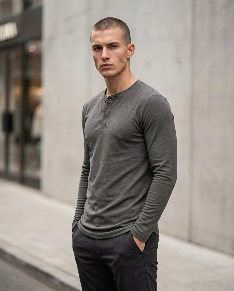 Statement Street - Lonor | Langärmliges Geknöpftes Shirt Herren