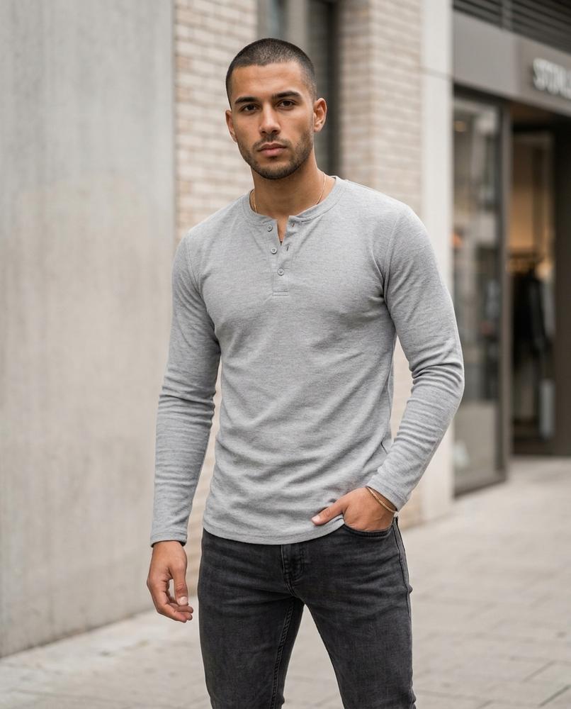 Statement Street - Lonor | Langärmliges Geknöpftes Shirt Herren