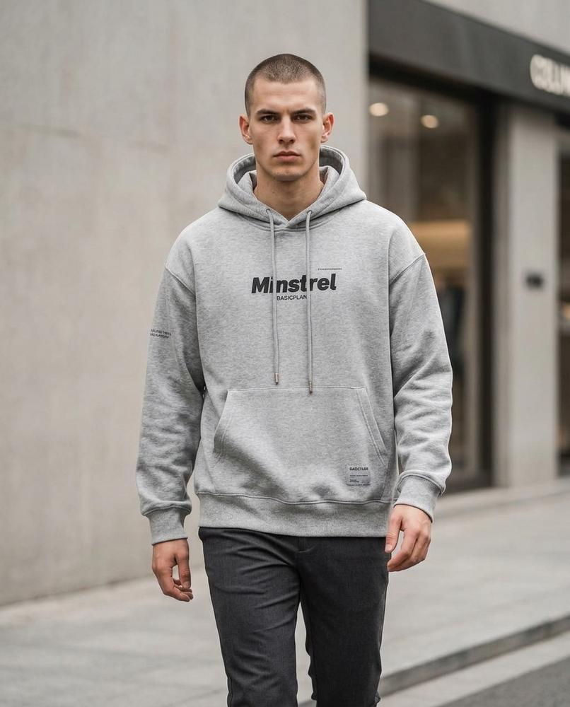 Statement Street - Masin | Lockerer Strukturierter Hoodie Unisex