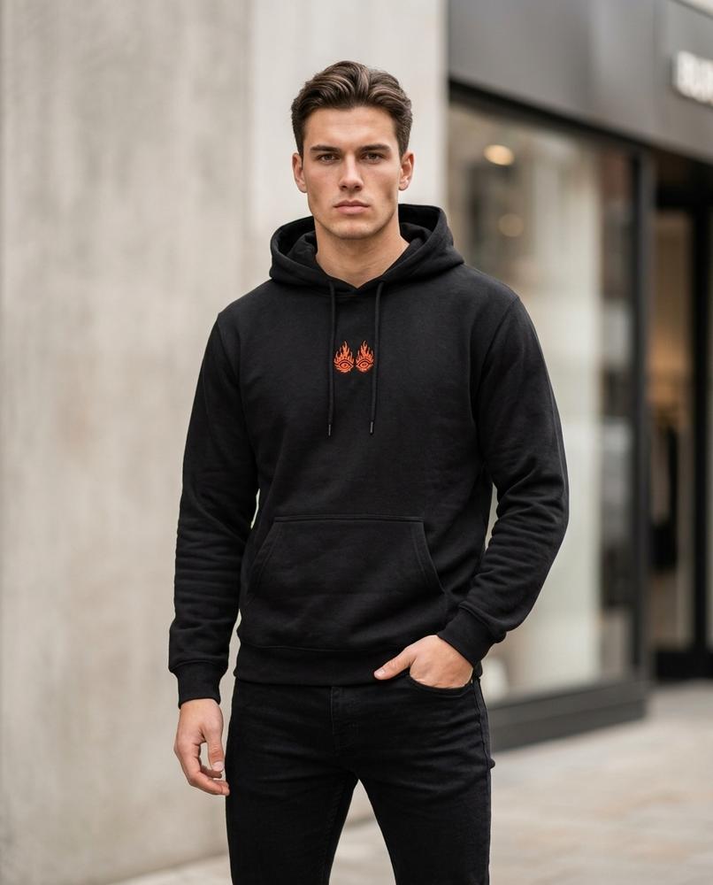 Statement Street - Rator | Bestickter Unifarbener Hoodie Unisex