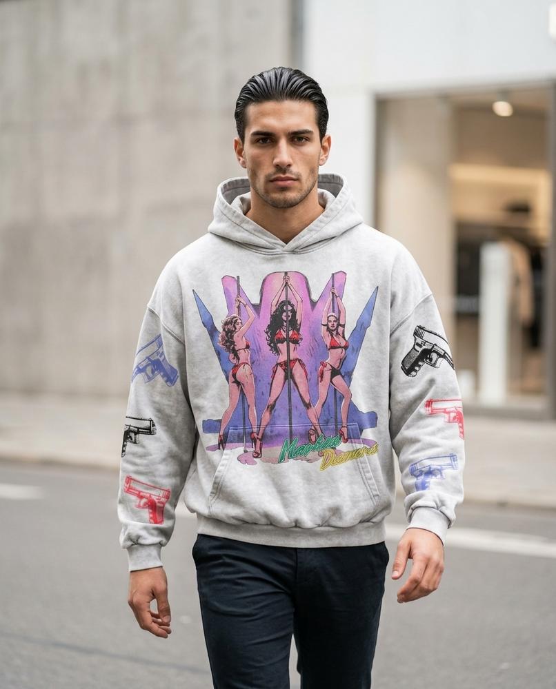 Statement Street - Yonav | Bedruckter Oversize Hoodie Unisex
