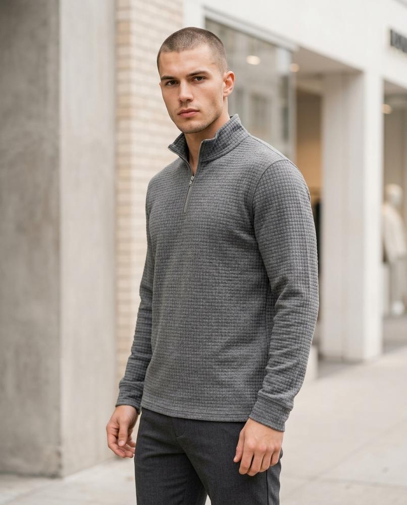 Statement Street - Tiren | Strukturiert Langärmlig Pullover Herren