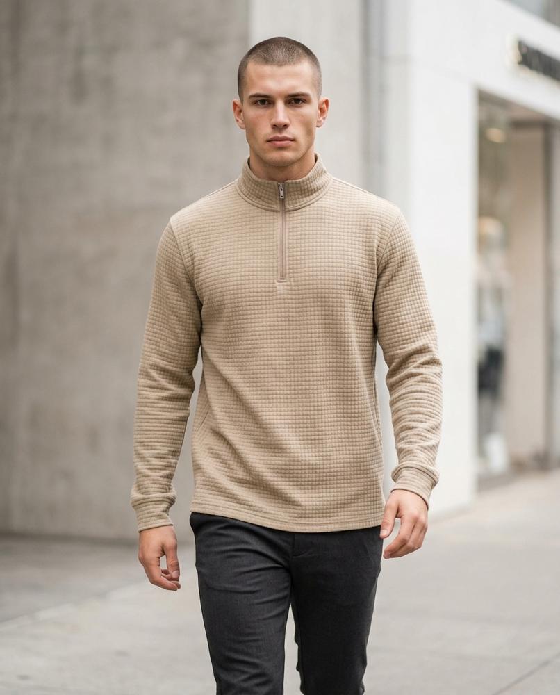 Statement Street - Tiren | Strukturiert Langärmlig Pullover Herren