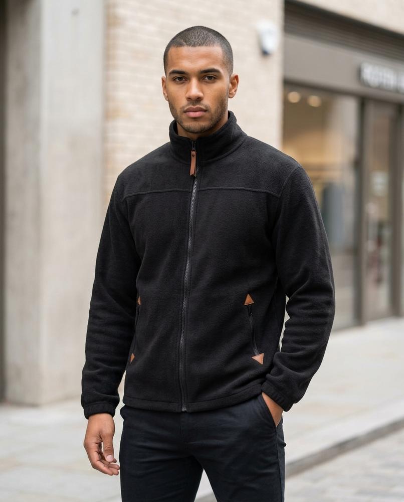 Statement Street - Nomer | Reißverschluss Fleece Jacke Herren