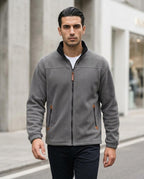 Statement Street - Nomer | Reißverschluss Fleece Jacke Herren