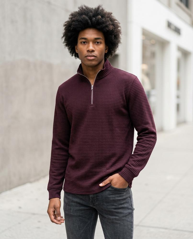 Statement Street - Tiren | Strukturiert Langärmlig Pullover Herren