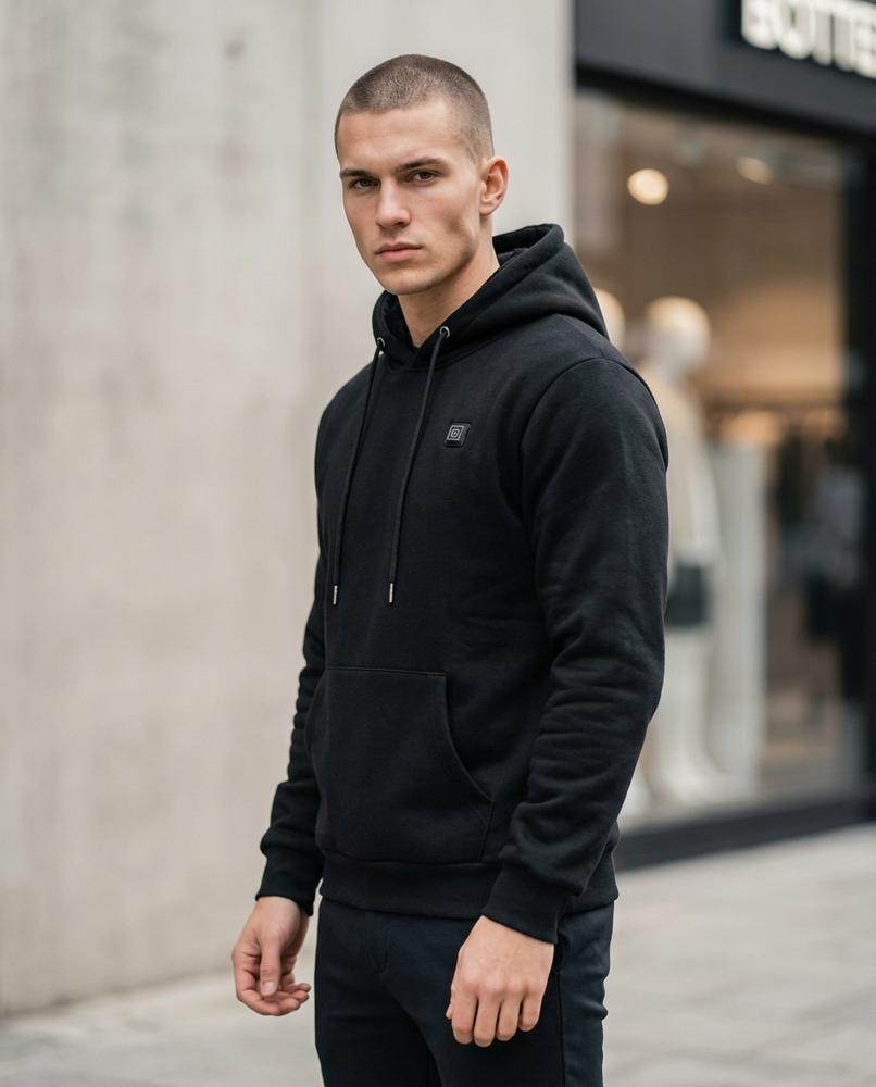 Statement Street - Malin | Beheizbarer Gefütterter Hoodie Herren