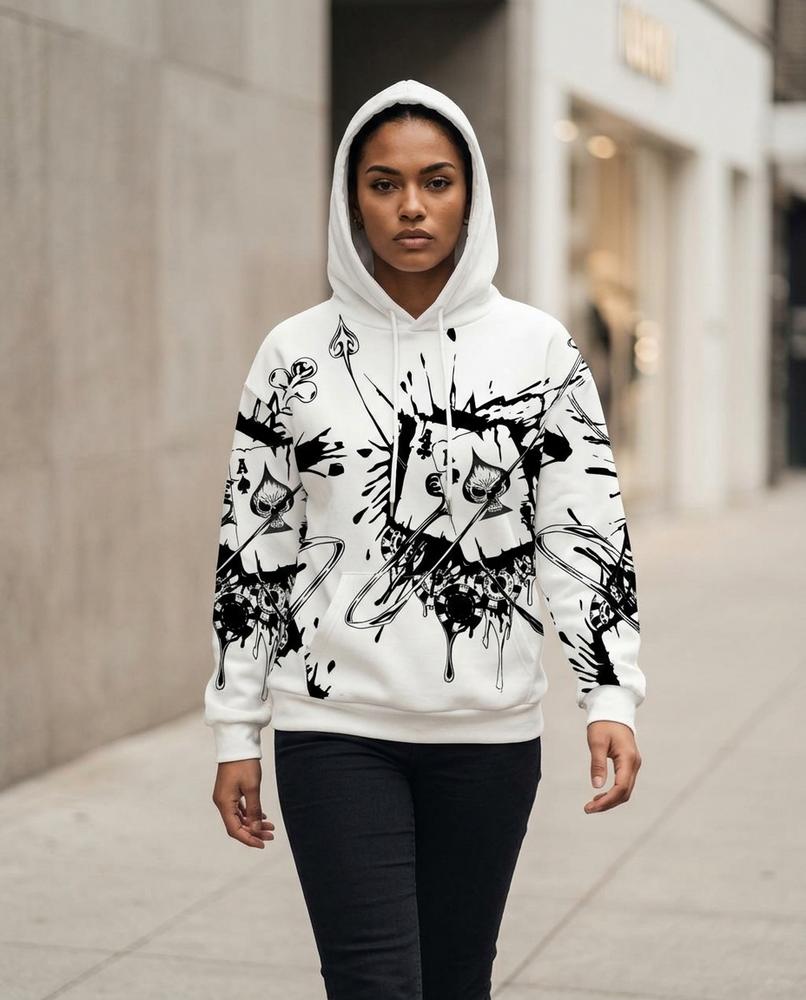 Statement Street - Nohal | Bedruckt Langärmlig Hoodie Damen
