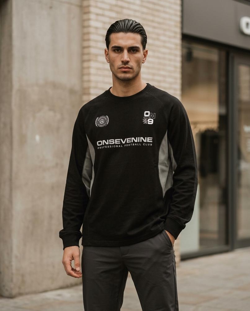 Statement Street - Camon | Langärmlig Kontrastfarbig Sweatshirt Unisex