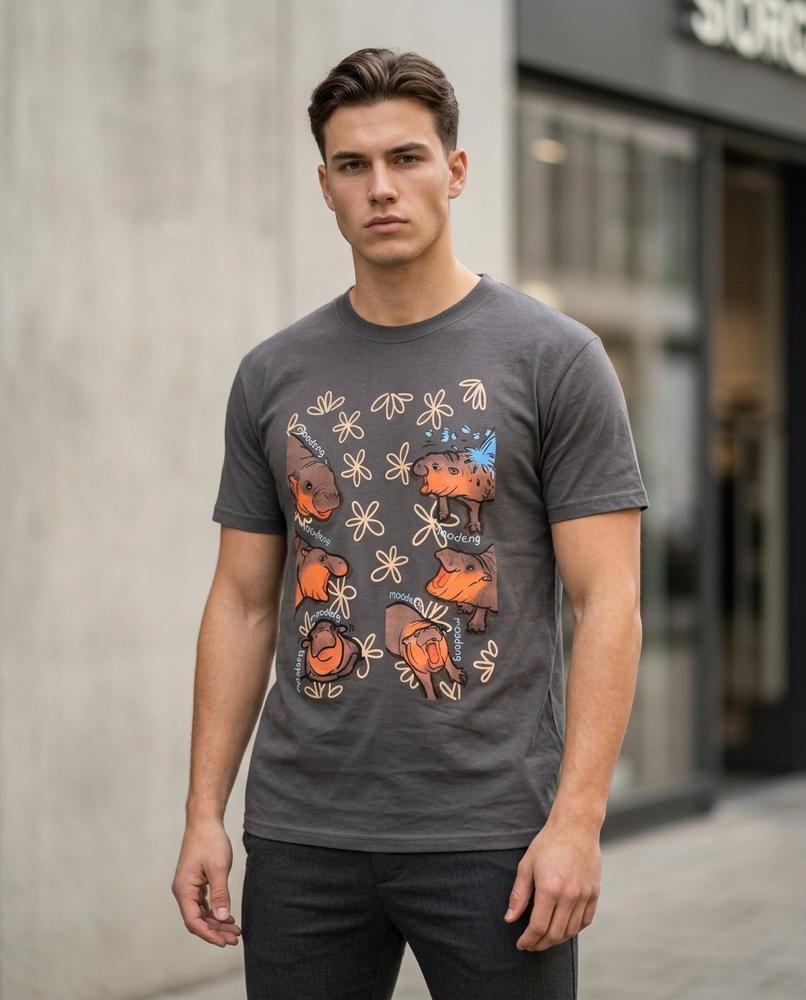 Statement Street - Calen | Kurzärmliges Bedrucktes Shirt Unisex