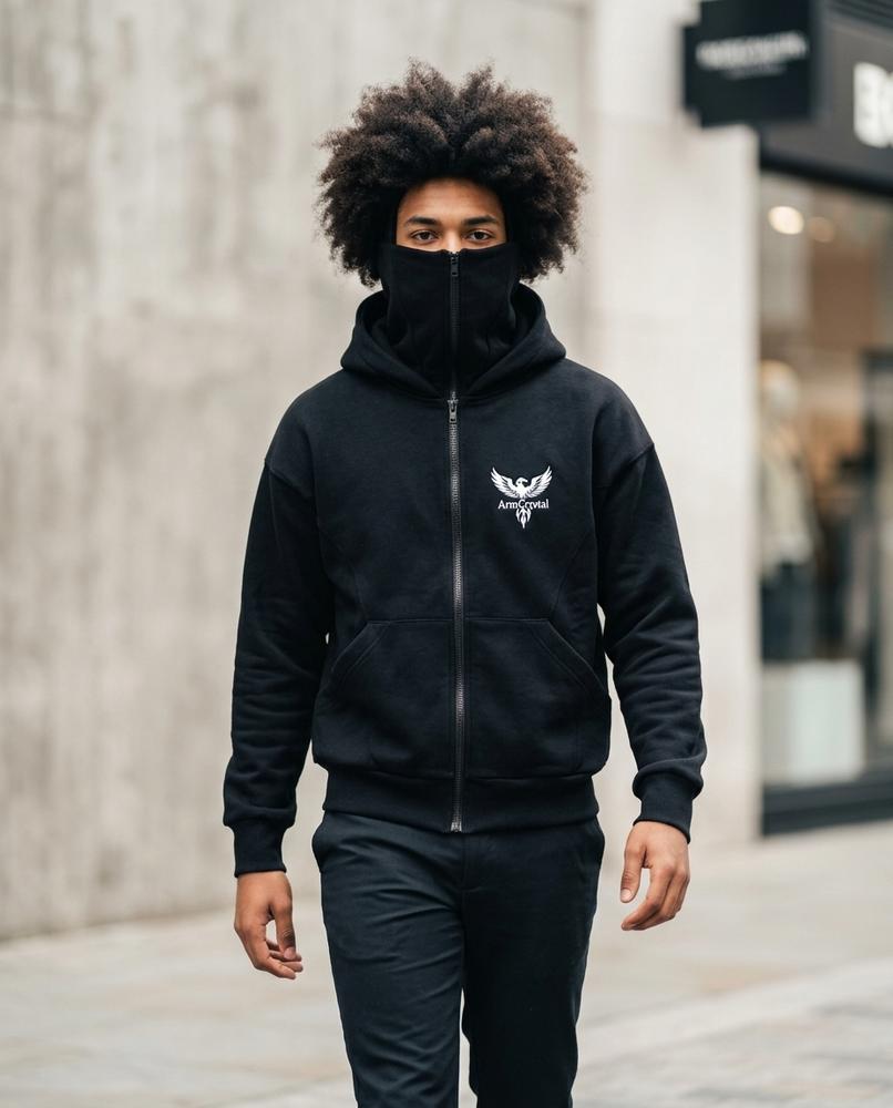 Statement Street - Netir | Integrierter Durchgehender Hoodie Unisex