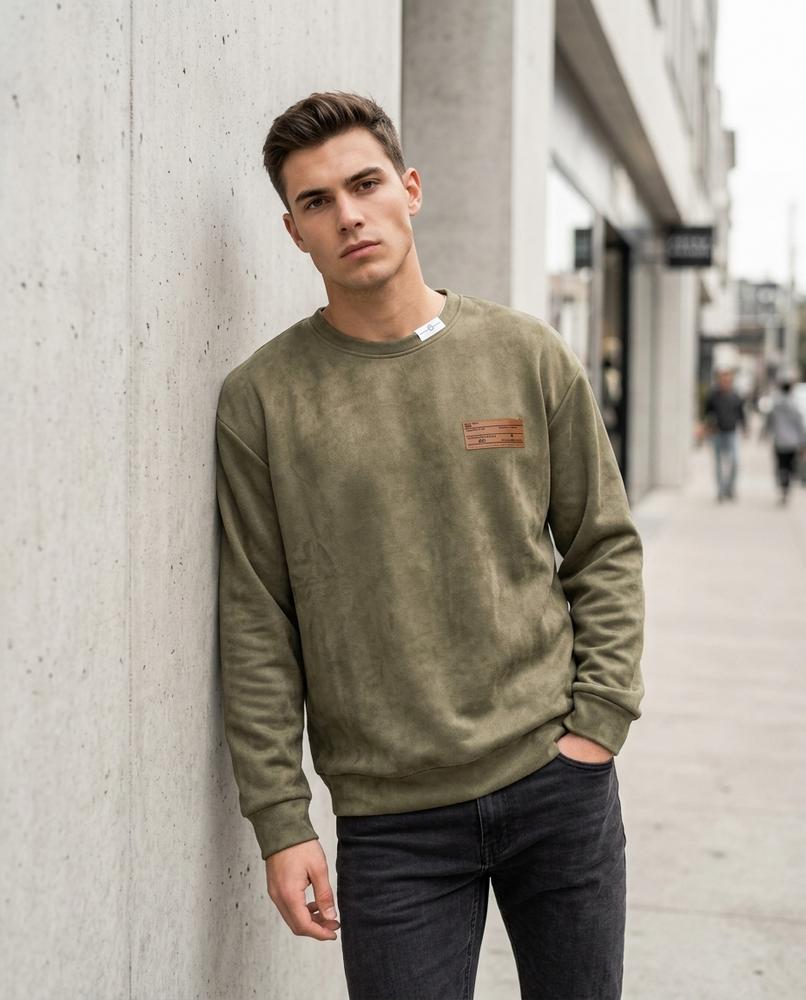 Statement Street - Rosol | Veloursartiges Lockeres Sweatshirt Unisex
