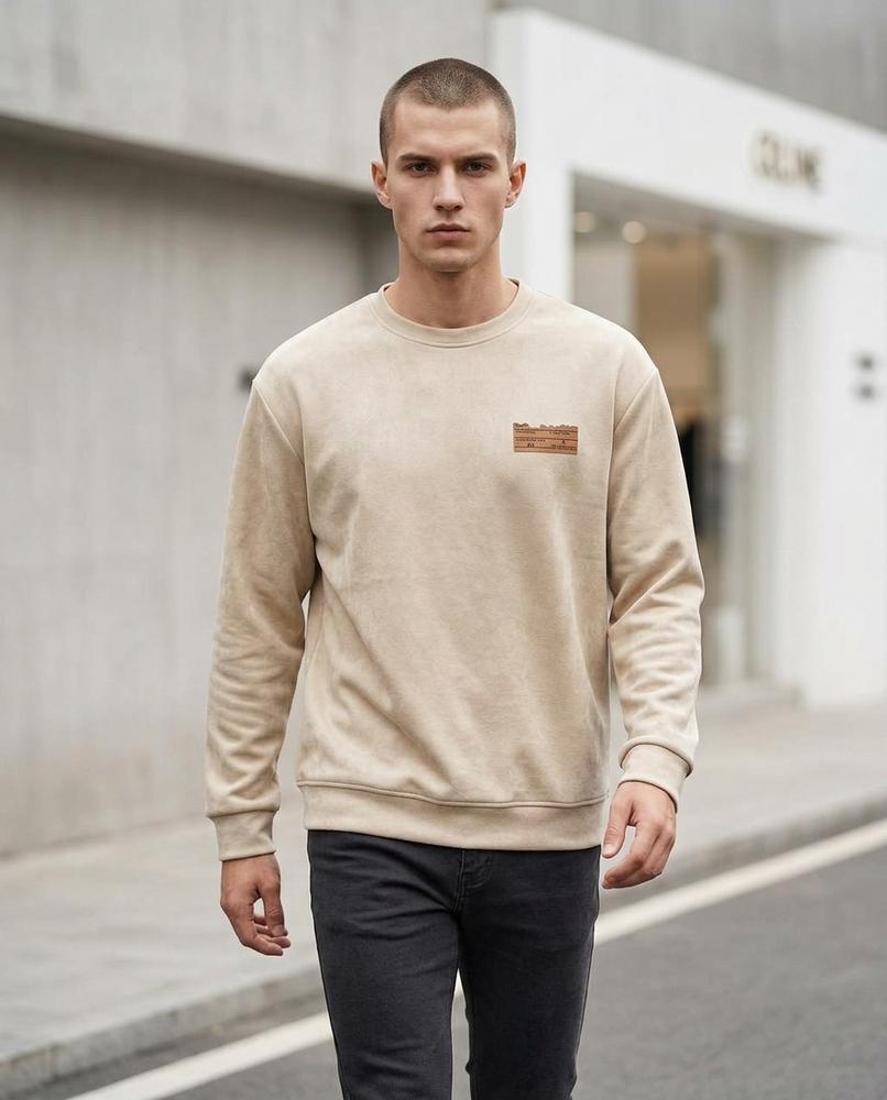 Statement Street - Rosol | Veloursartiges Lockeres Sweatshirt Unisex