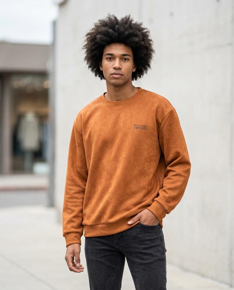 Statement Street - Rosol | Veloursartiges Lockeres Sweatshirt Unisex