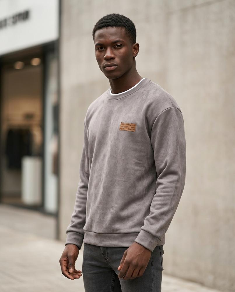 Statement Street - Rosol | Veloursartiges Lockeres Sweatshirt Unisex
