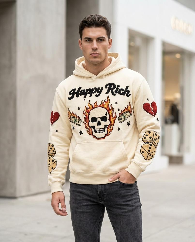 Statement Street - Rorel | Bestickter Langärmliger Hoodie Unisex