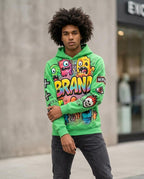 Statement Street - Kedar | Grafischer Bedruckter Hoodie Unisex