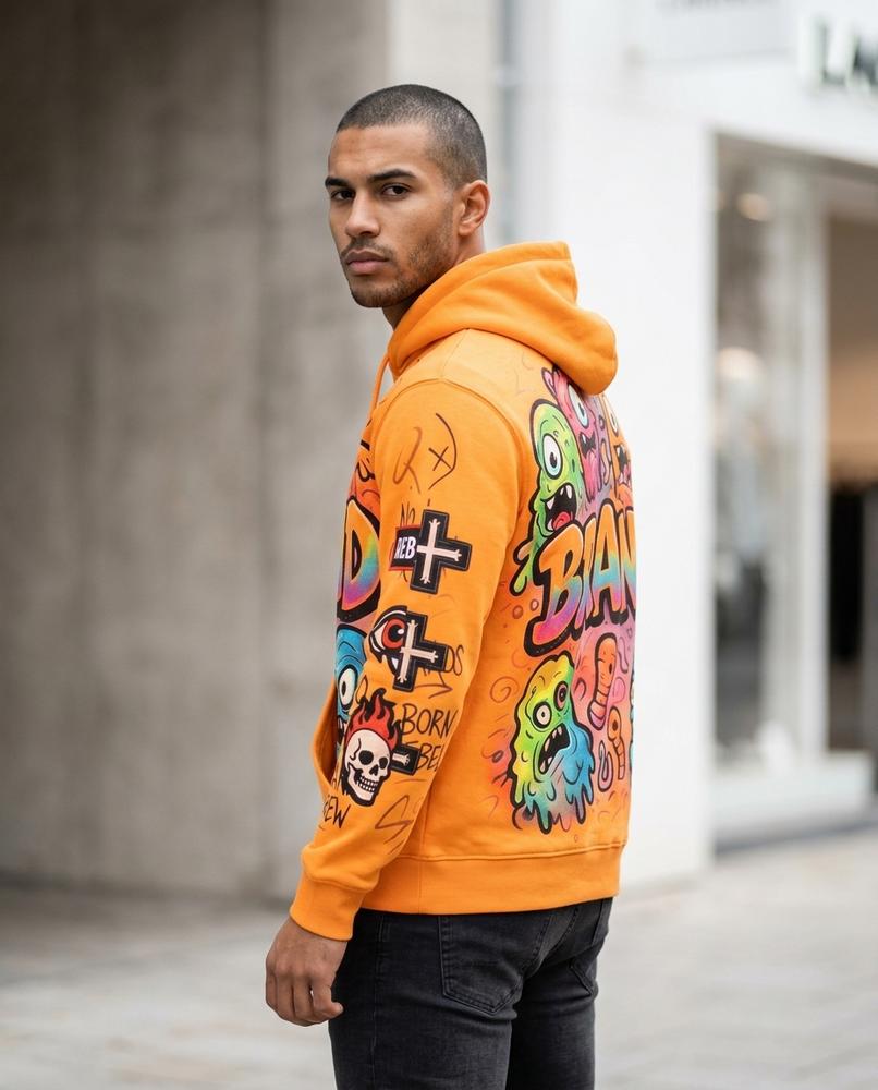 Statement Street - Kedar | Grafischer Bedruckter Hoodie Unisex